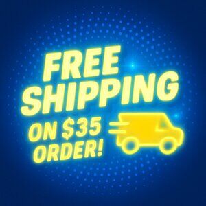- FREE SHIPPING ON $35 ORDER AND OVER